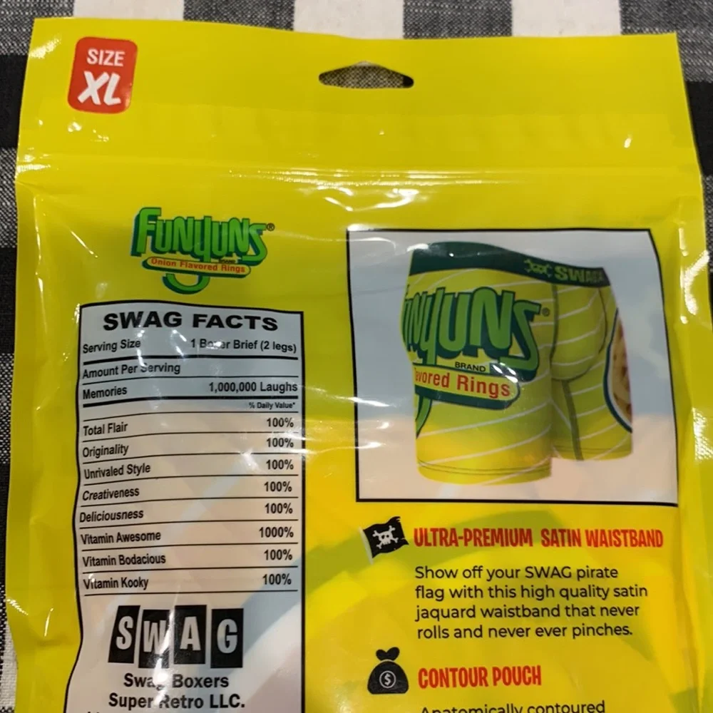 Men’s SWAG Funyuns Onion Flavored Rings Boxer Briefs